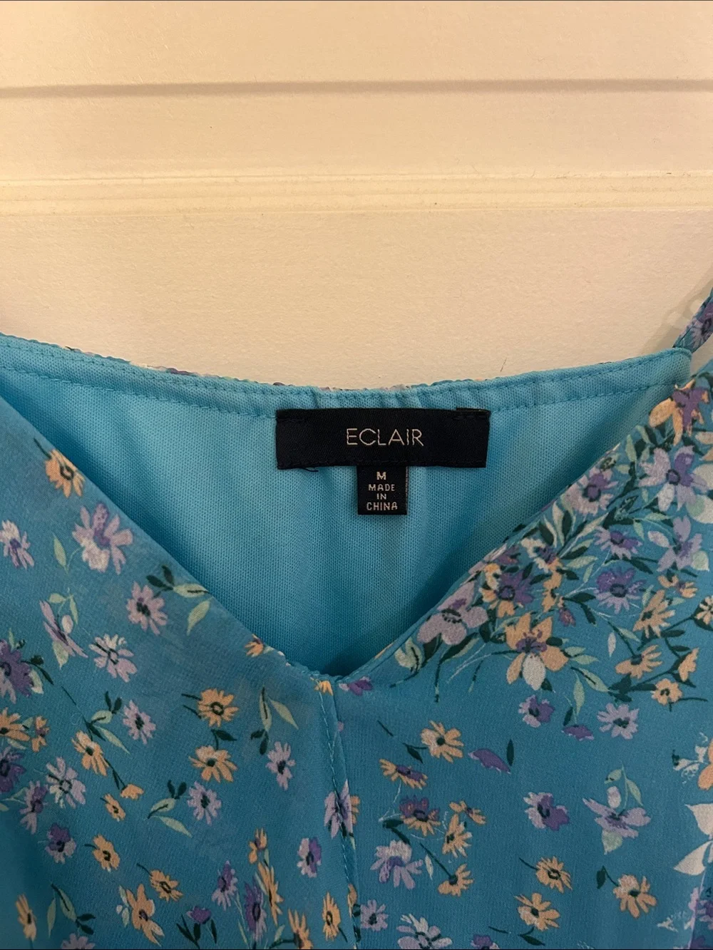 🛍 2/$18 Eclair Teal Floral Spaghetti Strap Midi Dress